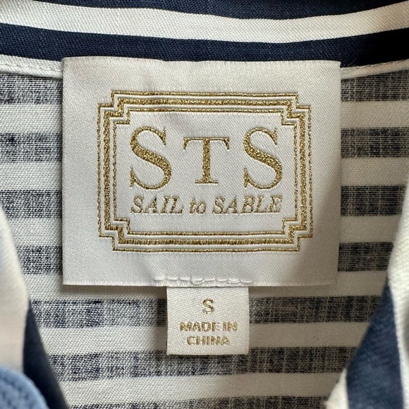 Sail to Sable Sleeveless Classic Tunic Dress with Ric-Rac Size Small - Picture 8 of 11